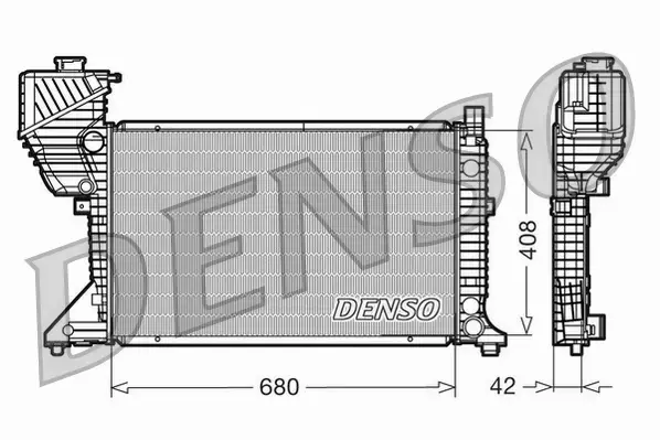 DENSO CHŁODNICA  DRM17011 