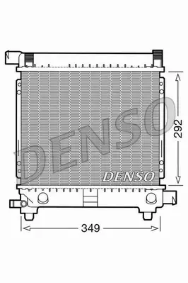 DENSO CHŁODNICA  DRM17027 