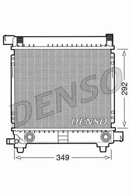 DENSO CHŁODNICA  DRM17028 