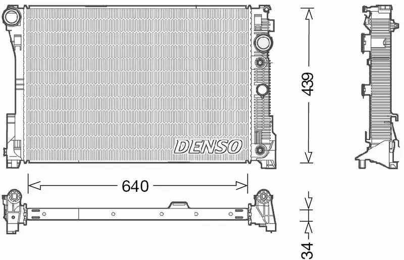 DENSO CHŁODNICA SILNIKA DRM17048 