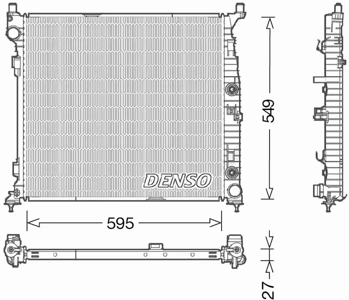 DENSO CHŁODNICA SILNIKA DRM17055 