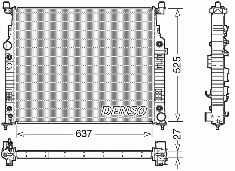 DENSO CHŁODNICA SILNIKA DRM17056 