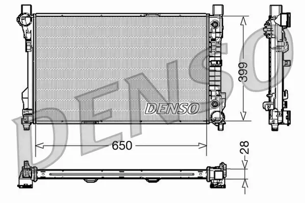 DENSO CHŁODNICA WODY DRM17079 