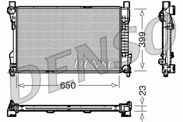 DENSO CHŁODNICA  DRM17081 