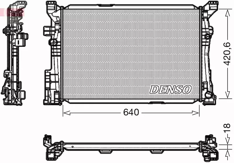 DENSO CHŁODNICA  DRM17096 