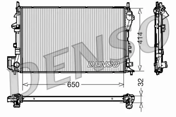 DENSO CHŁODNICA  DRM20029 