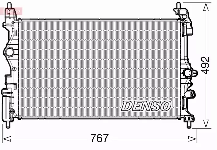 DENSO CHŁODNICA WODY DRM20051 