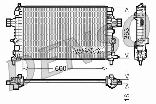 DENSO CHŁODNICA SILNIKA DRM20103 