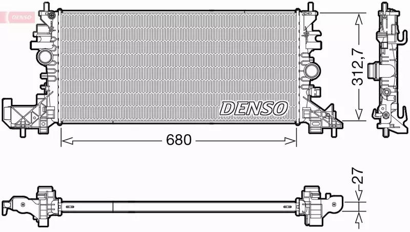 DENSO CHŁODNICA SILNIKA DRM20118 