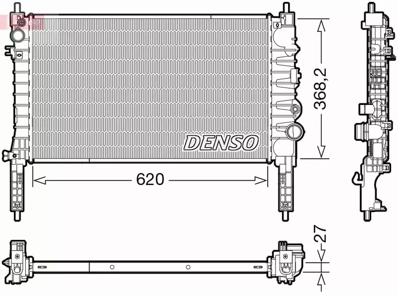 DENSO CHŁODNICA SILNIKA DRM20122 