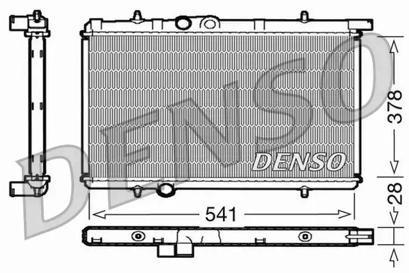 DENSO CHŁODNICA  DRM21021 