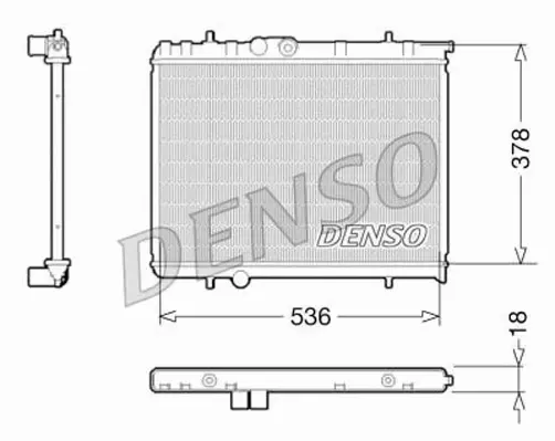 DENSO CHŁODNICA  DRM21034 