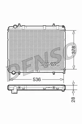 DENSO CHŁODNICA  DRM21035 