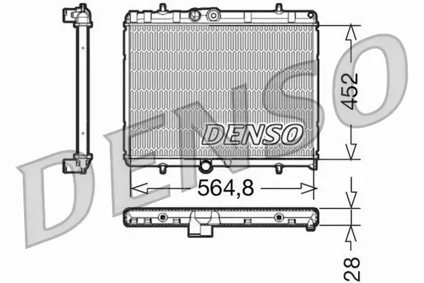 DENSO CHŁODNICA  DRM21057 