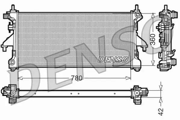 DENSO CHŁODNICA SILNIKA DRM21102 