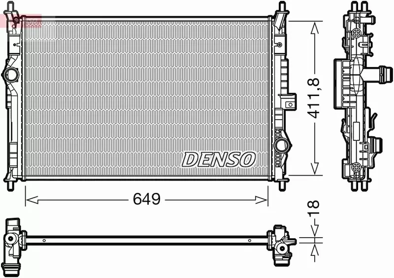 DENSO CHŁODNICA SILNIKA DRM21103 