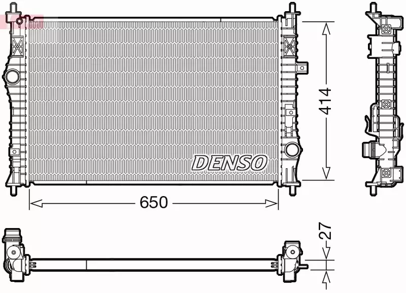 DENSO CHŁODNICA  DRM21104 