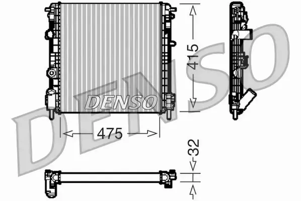 DENSO CHŁODNICA  DRM23014 