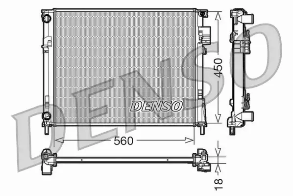 DENSO CHŁODNICA  DRM23095 