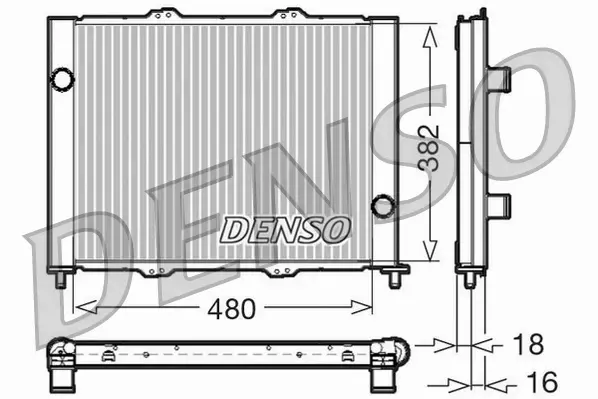 DENSO CHŁODNICA WODY DRM23099 