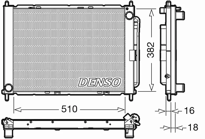 DENSO CHŁODNICA WODY DRM23104 