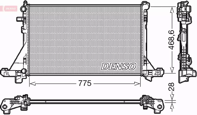 DENSO CHŁODNICA  DRM23112 