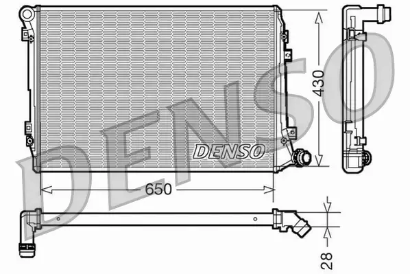 DENSO CHŁODNICA SILNIKA DRM32037 