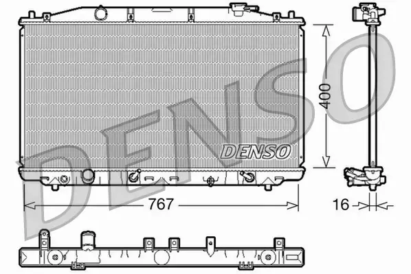 DENSO CHŁODNICA WODY DRM40025 