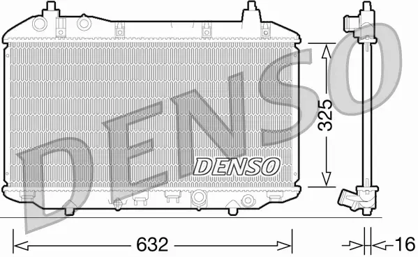 DENSO CHŁODNICA  DRM40031 