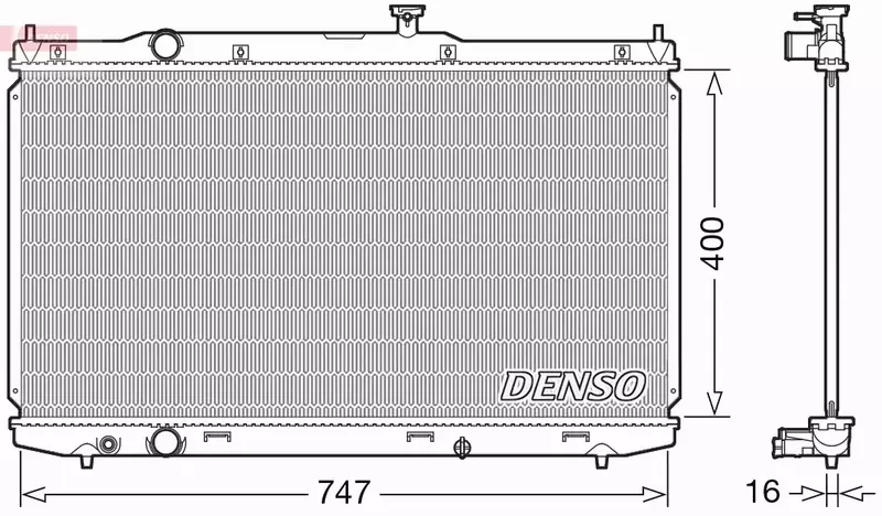 DENSO CHŁODNICA  DRM40039 