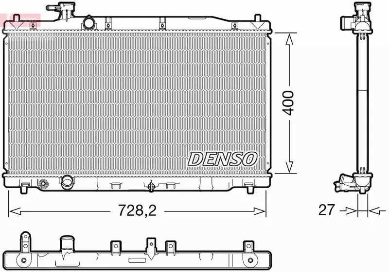 DENSO CHŁODNICA  DRM40050 