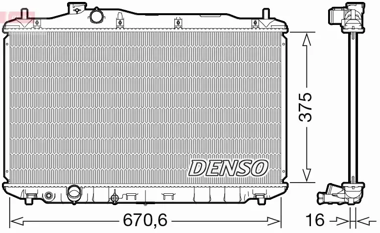 DENSO CHŁODNICA SILNIKA DRM40105 