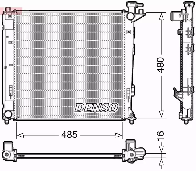 DENSO CHŁODNICA WODY DRM41008 