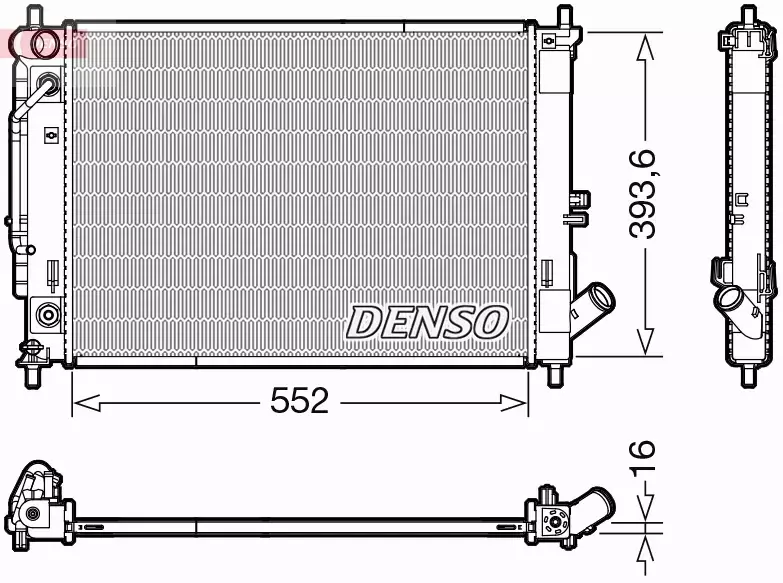 DENSO CHŁODNICA SILNIKA DRM41016 