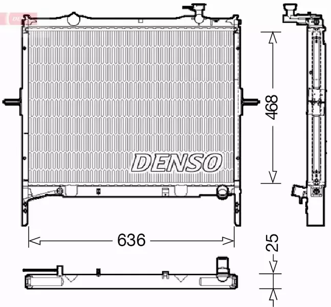 DENSO CHŁODNICA SILNIKA DRM43001 