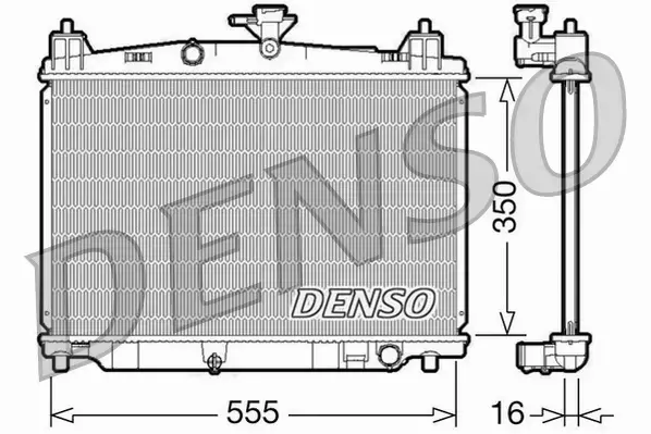 DENSO CHŁODNICA WODY DRM44016 