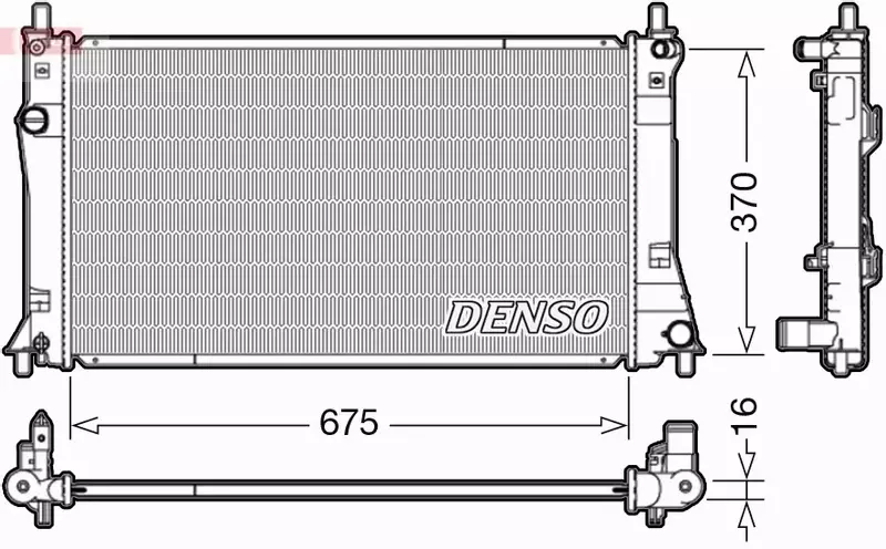 DENSO CHŁODNICA  DRM44035 