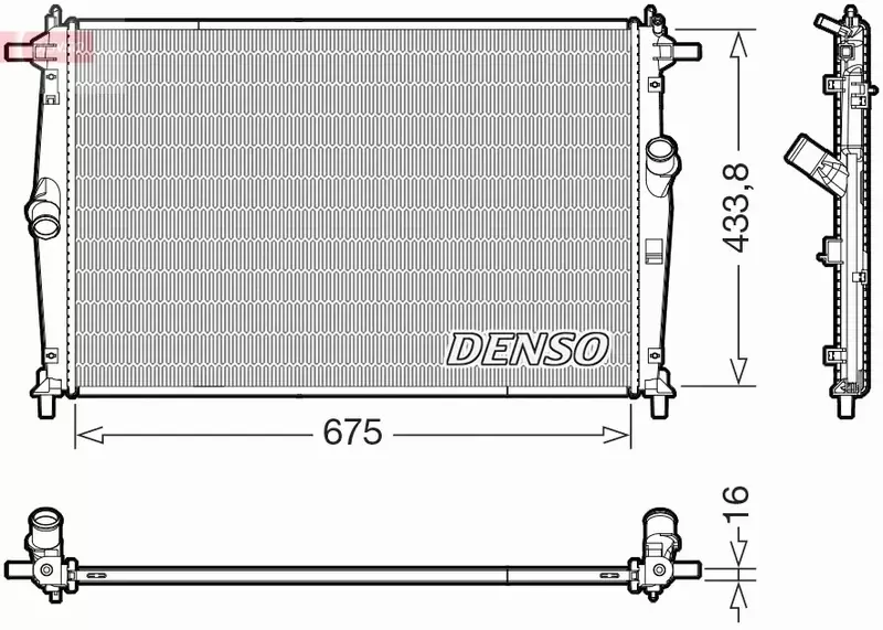 DENSO CHŁODNICA WODY DRM44054 