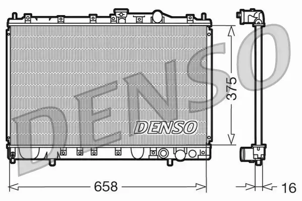 DENSO CHŁODNICA WODY DRM45002 