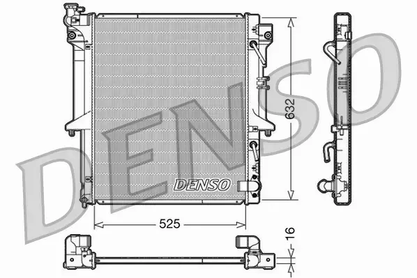 DENSO CHŁODNICA WODY DRM45018 