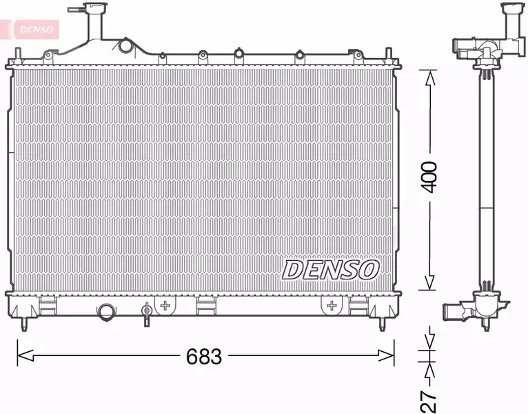 DENSO CHŁODNICA WODY DRM45038 