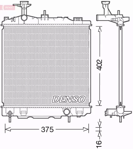 DENSO CHŁODNICA SILNIKA DRM45041 