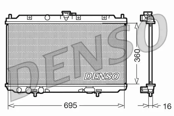 DENSO CHŁODNICA SILNIKA DRM46012 