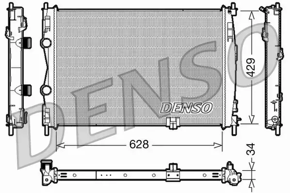 DENSO CHŁODNICA  DRM46017 