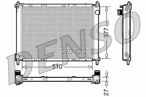 DENSO CHŁODNICA  DRM46022 