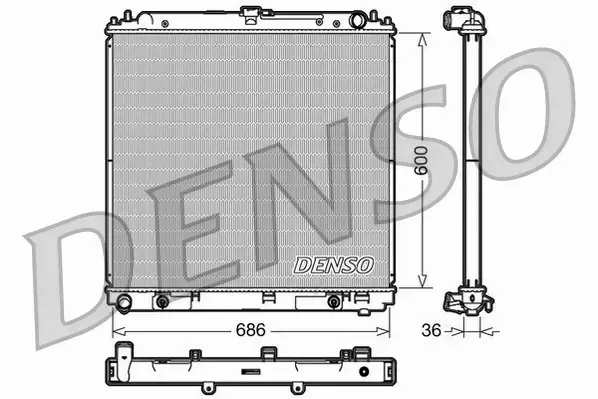 DENSO CHŁODNICA SILNIKA DRM46032 