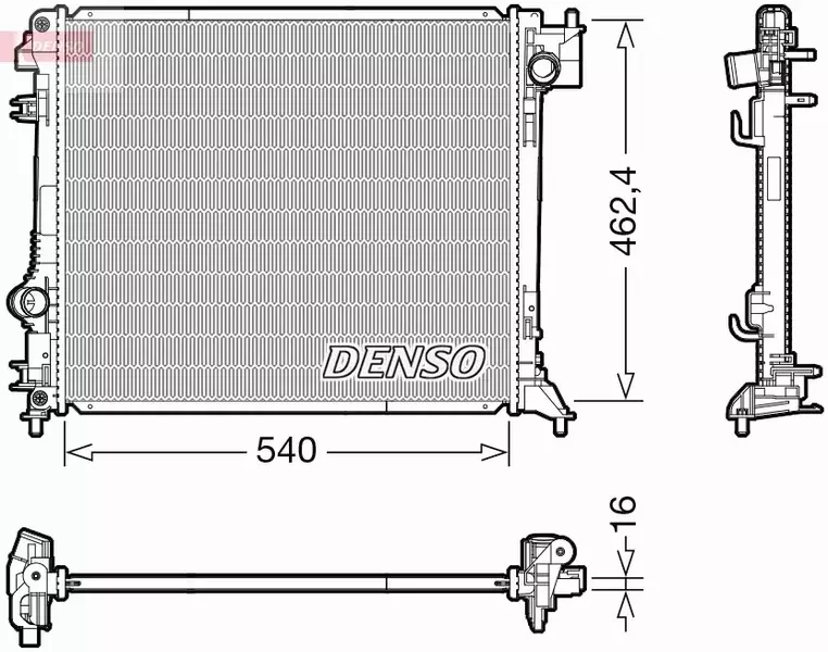 DENSO CHŁODNICA SILNIKA DRM46063 