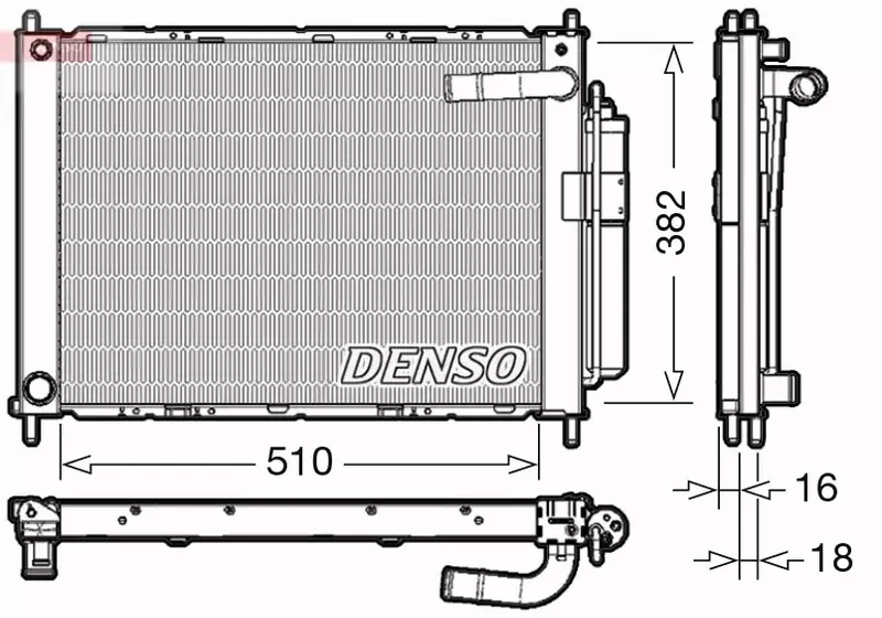 DENSO CHŁODNICA SILNIKA DRM46101 