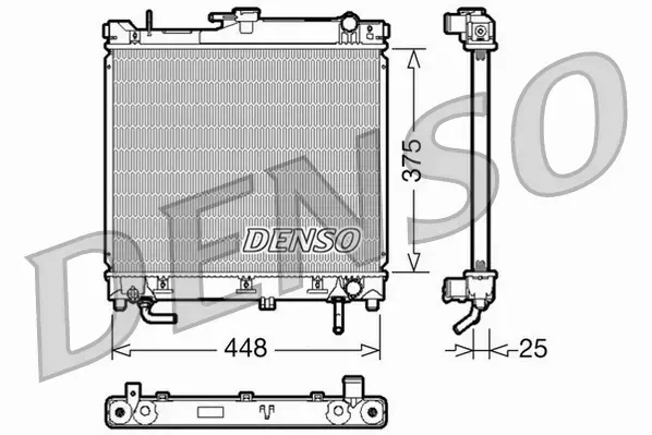 DENSO CHŁODNICA SILNIKA DRM47003 