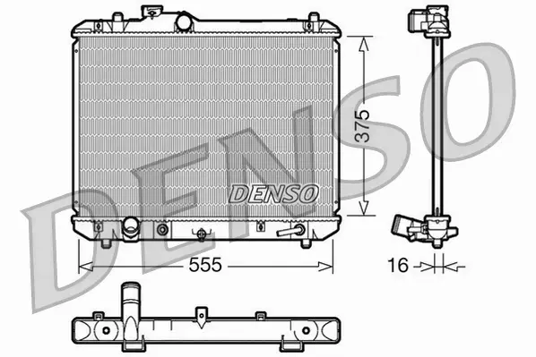 DENSO CHŁODNICA  DRM47007 